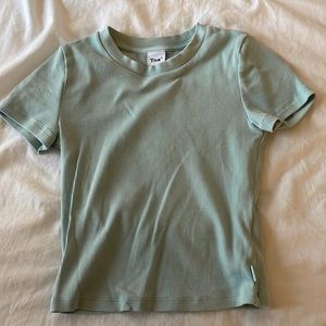 ARITZIA teal t shirt
